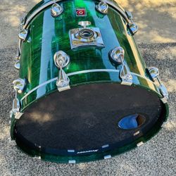 Premier Genistas turquoise Drum set 