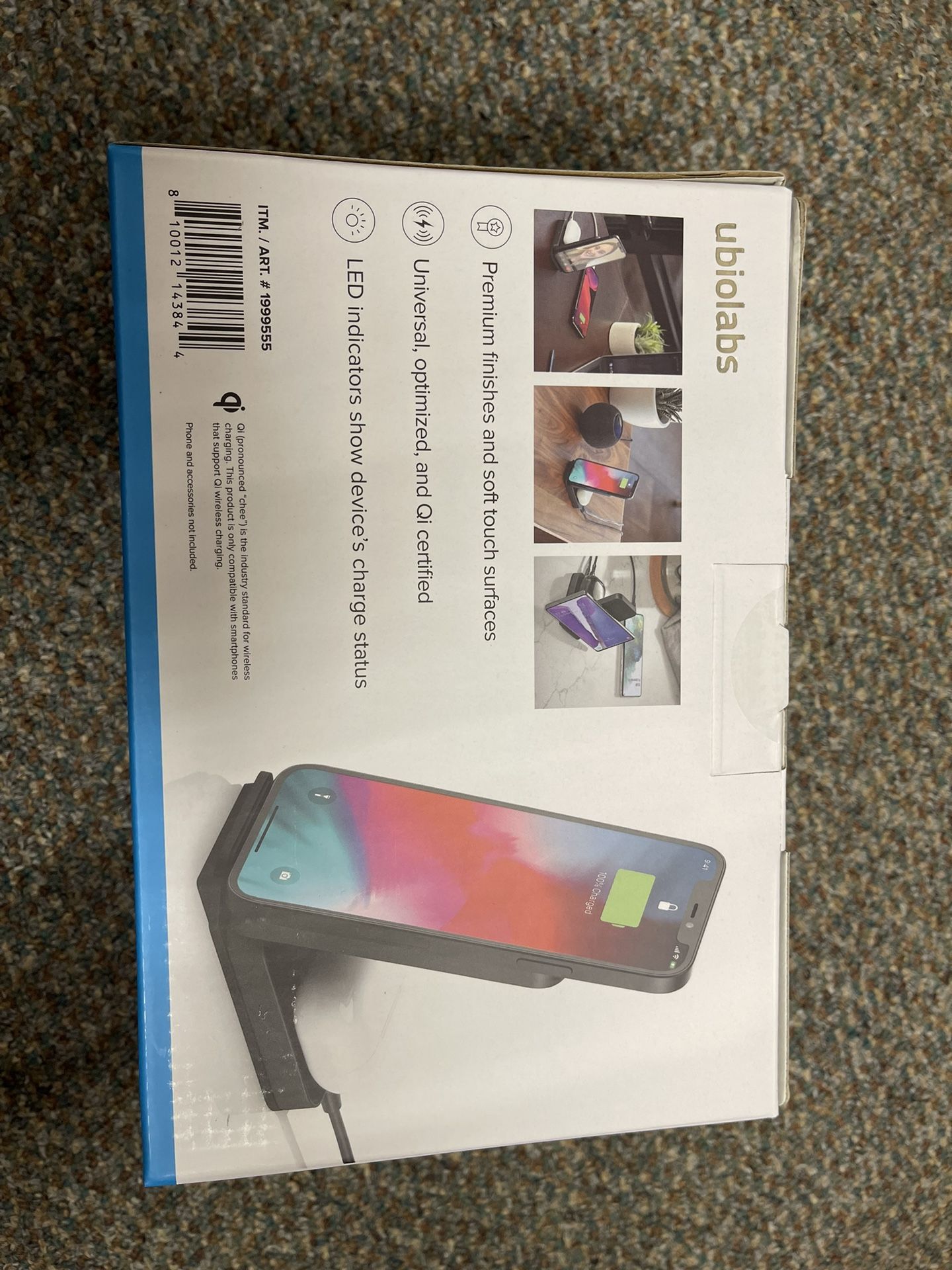 Brand New Sealed Ubio Labs 2-in-1 Wireless Charging Stand