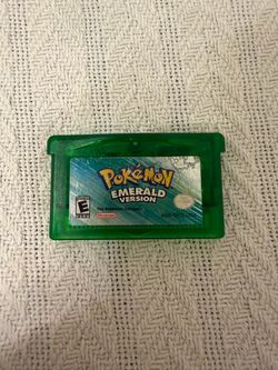 Pokemon Emerald Version Nintendo Game Boy Advance GBA Tested Working Authentic
