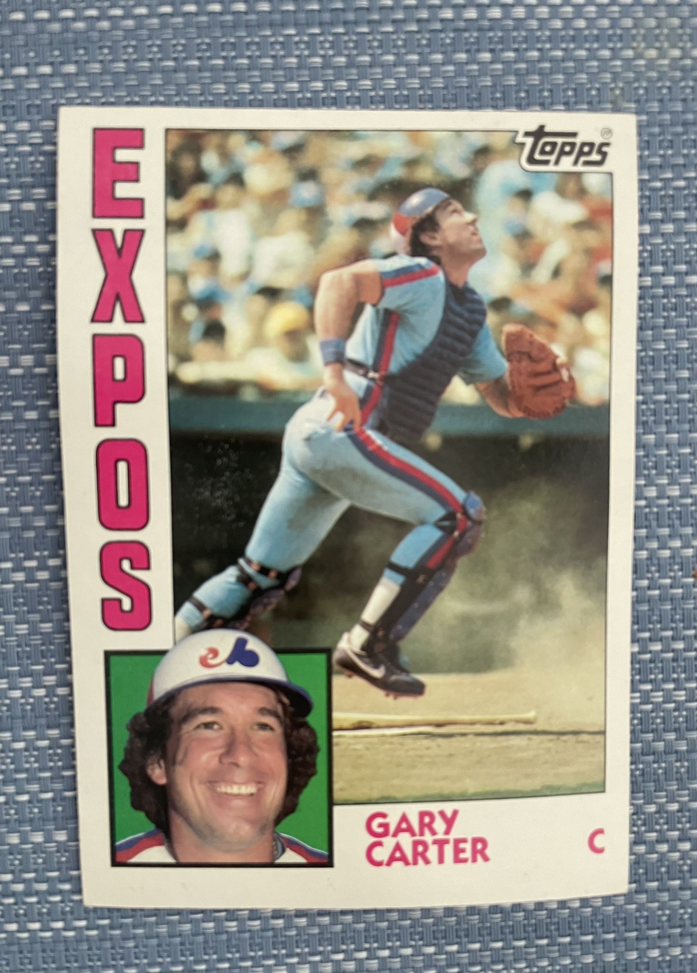 1984 topps Super Gary Carter Card