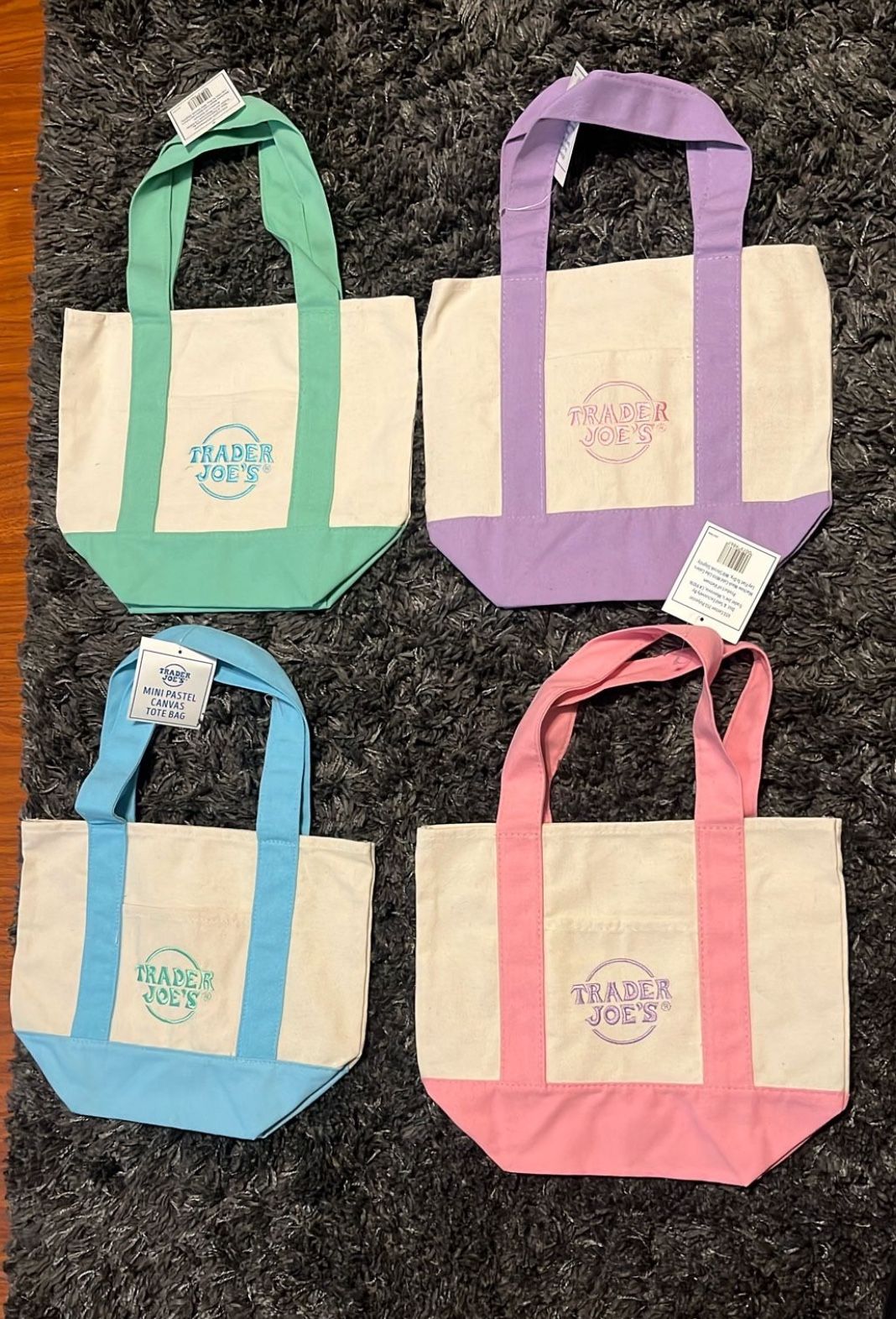 Trader Joes Mini Tote Bags