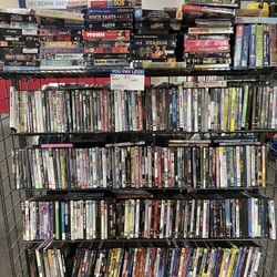 CD And VHS movies 