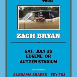 Zach Bryan Eugene Concert