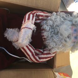 Large Vintage Animated Santa