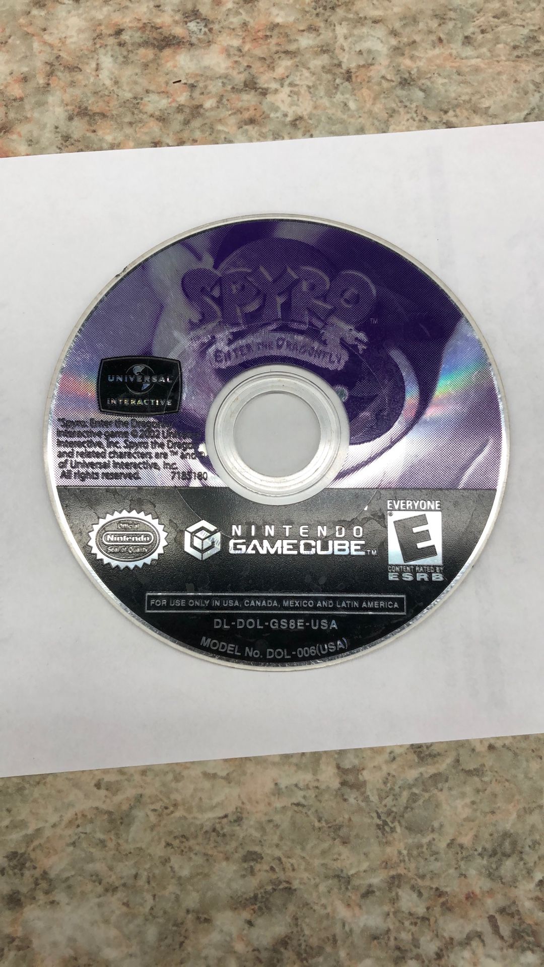 Spyro: Enter The Dragonfly For Nintendo GameCube