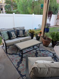 Outdoor Patio Seating Set with Coffee Table