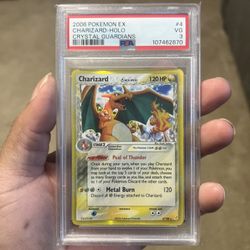 Crystal Charizard Psa 3