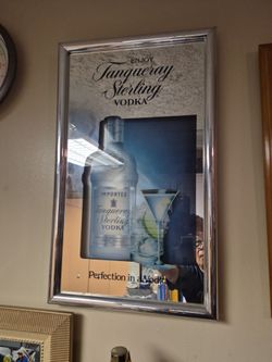 Tanqueray Bodka wall sign 25"X15"