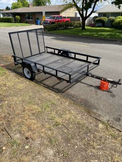 5’ X 8’ Utility trailer with ramp