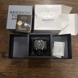 Omega  Swatch Mission To The Moon 