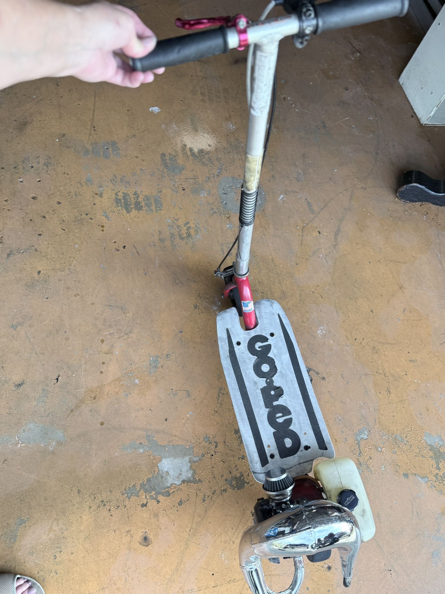 Go Ped 49cc modified Gas Scooter