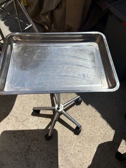 Stainless Steel Medical Instrument Tray Stand