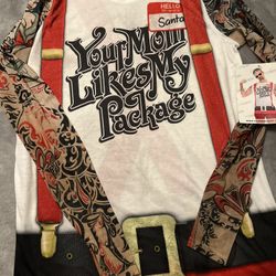 Funny Christmas Adult Tshirt Sz Small 🎄🎅🏼