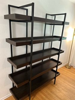 Industrial Modern 5 Tier Shelf