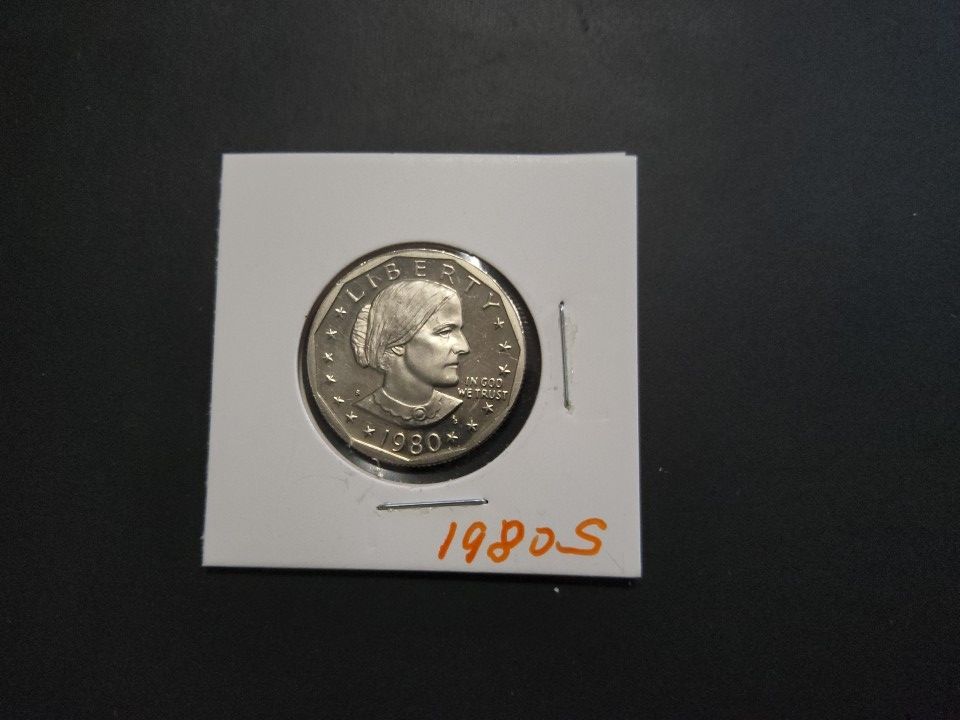 1980s Susan B Anthony Dollar Coin