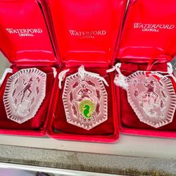 Waterford Crystal Ten Lords a Leaping 12 Days of Christmas Ornament