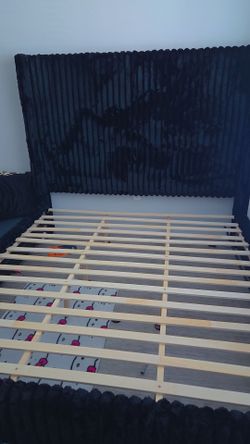King Bed with built-in Bluetooth in the headboard