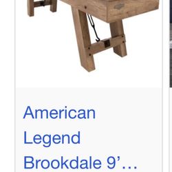 9 Ft LED Light Up Shuffle Board Table- Like New