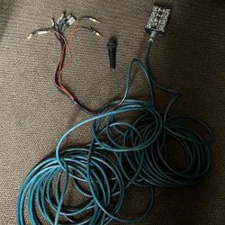 Custom Modified PA Input/output Splitter W/mic 