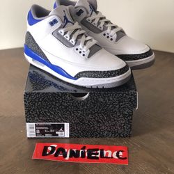 blue jordan3s