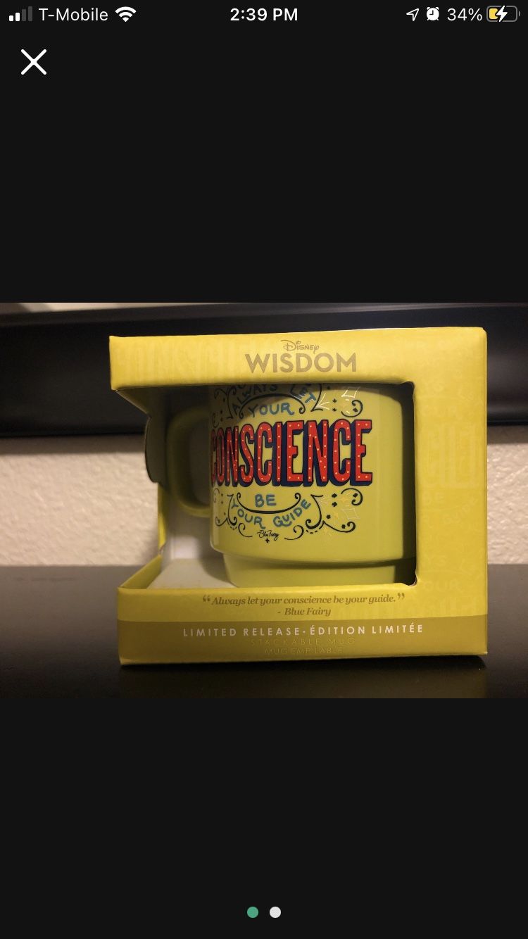 Pinocchio Disney Wisdom Mug