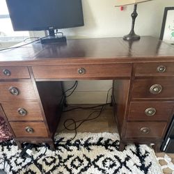 Antique Desk By Charles R. Sligh 