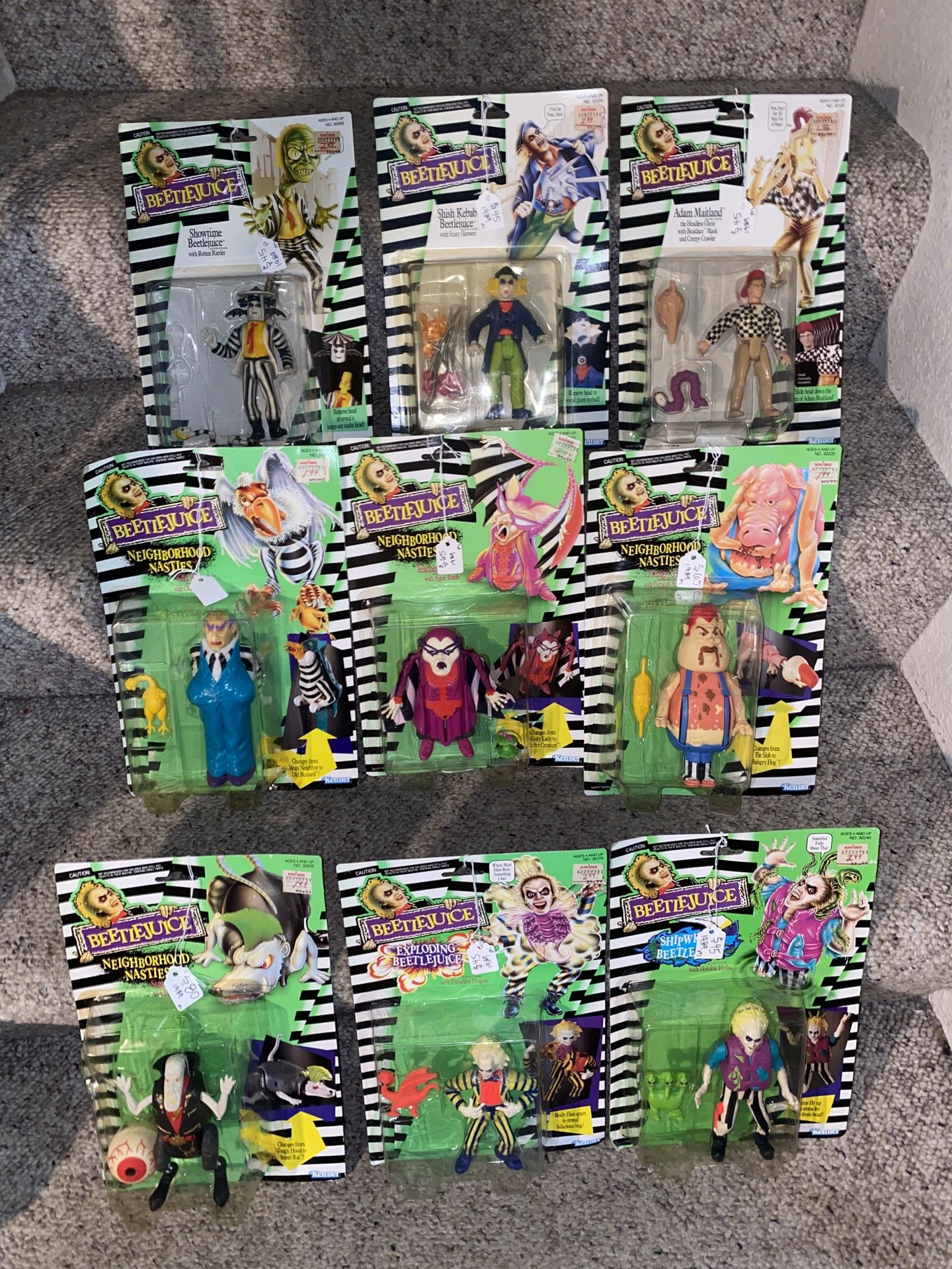 1989 Beetle Juice Figures Sold Individually Fremont Pickup