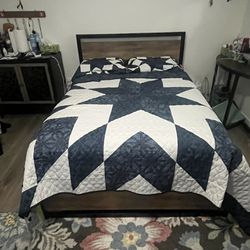 Full Bed With Frame And Mattress 