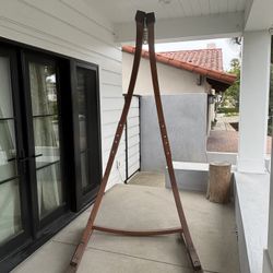 Wooden Swing Chair Stand