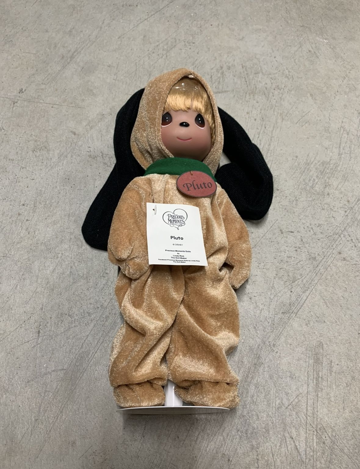 Disney Precious Moments Pluto Dolls By The Doll Maker Linda Rick
