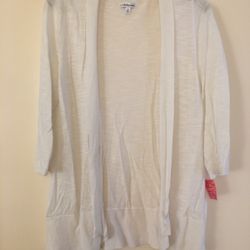 White Sweater/jacket Extra Large