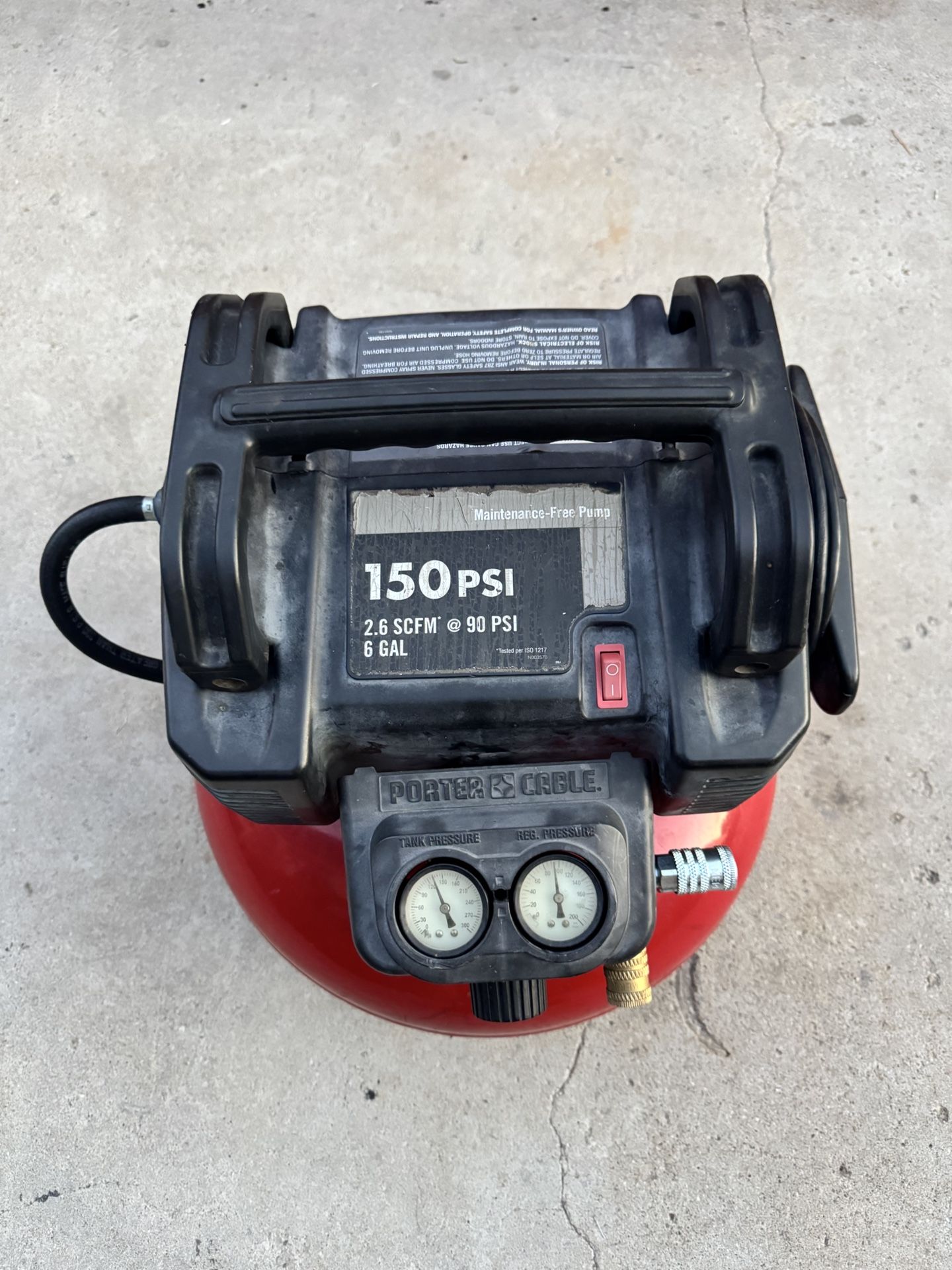 Porter Air Compressor Not Free