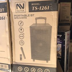 Bluetooth Speaker - Rechargeable - 12” Woofer 