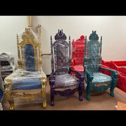 KING/QUEEN  THRONE CHAIRS
