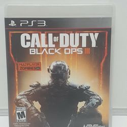 PS3 Call Of Duty Black Ops III Videogame. Works Great. Great Condition 