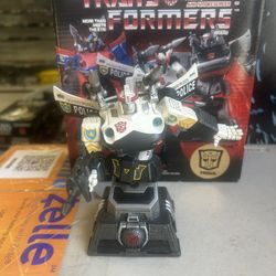 Toy Rocket Transformers Prowl mini bust 6” inches tall 