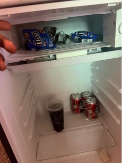 Used Galanz mini fridge with freezer