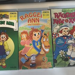 Vintage Raggedy Ann And Andy VHS Lot