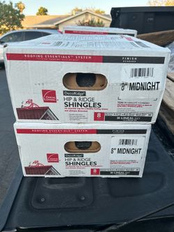 3 Boxes Of Hip & Ridge Roof Shingles color Midnight