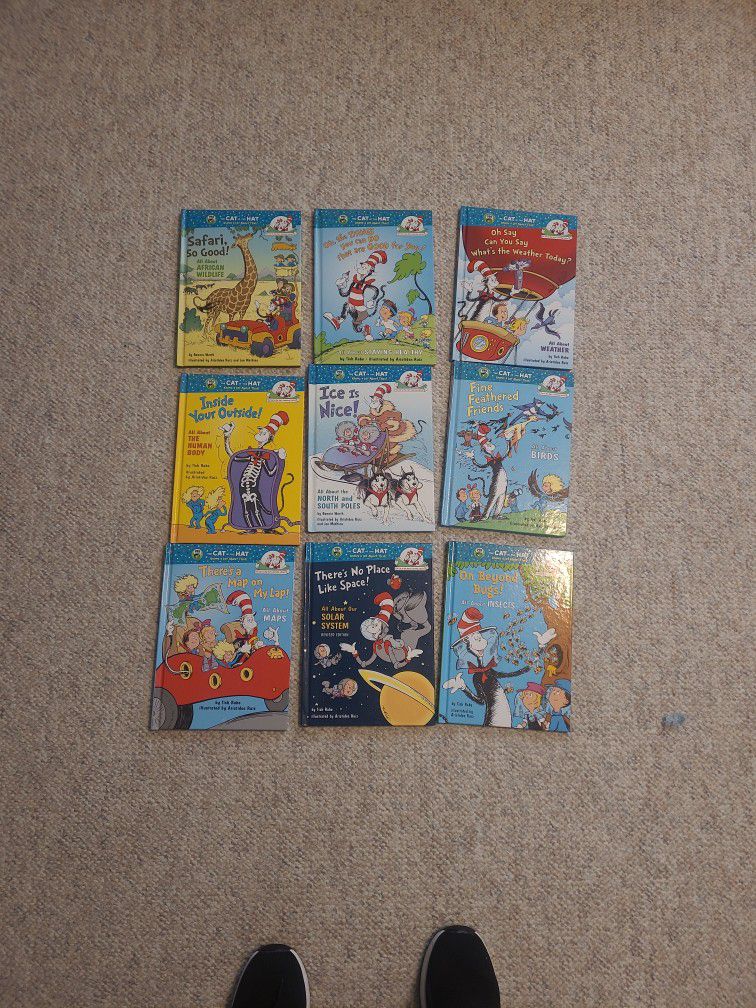 Cat In The Hat Learning Libary Book Lot