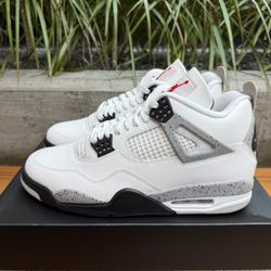 Nike Air Jordan 4 Retro White Cement FV5029-100 Men’s Size’s 10.5, 11, 11.5 & 12