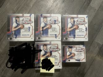 2025 Topps Chrome Mega Box Blaster Box Value Lot 