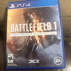 PS4 Game Battlefield 1