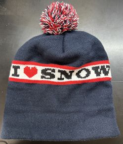 Beanie - I LOVE SNOW