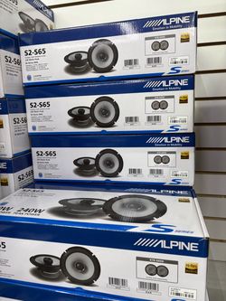 Alpine S2-S65 6.5" 2-Way Coaxial Car Speakers 240W Hi-Res - Halloween Special $115