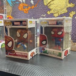Spiderman Christmas Funkos