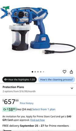 Graco Ultra Airless Handheld Paint Sprayer