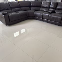 Used - Brown sofa Sectional
