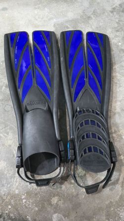 SplitFins by Atomic Aquatics Large Blue