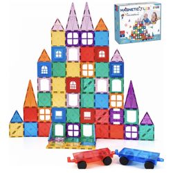 New Magnetic Tiles. 3D Intelligence Toy STEM. Nice!